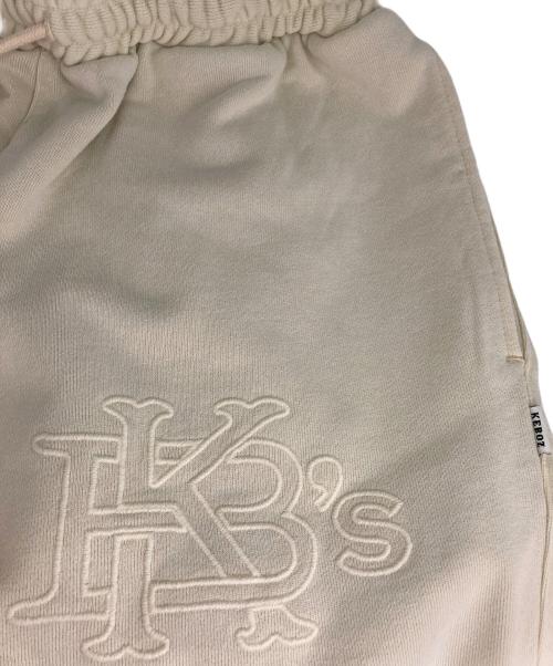KEBOZ（ケボズ）KEBOZ (ケボズ) スウェットパンツ ベージュ サイズ:Ｌの古着・服飾アイテム