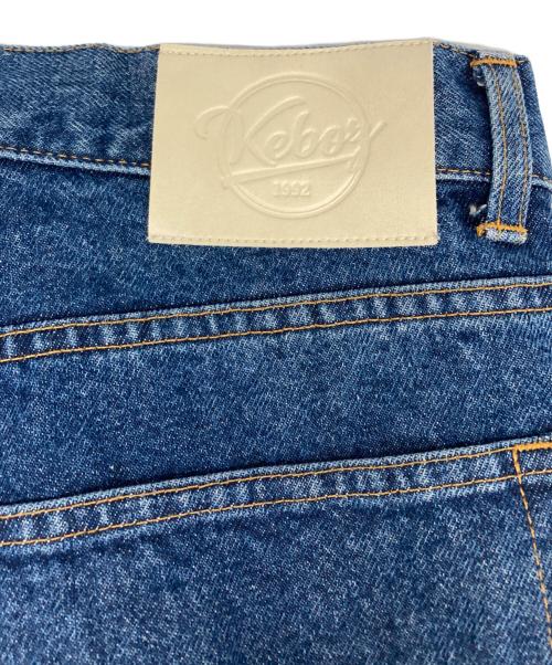 KEBOZ（ケボズ）KEBOZ (ケボズ) デニムハーフパンツ インディゴ サイズ:Ｌの古着・服飾アイテム