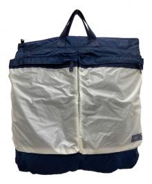 PORTER×BEAMS（ポーター×ビームス）の古着「別注ヘルメットバッグ」｜ネイビー×ホワイト