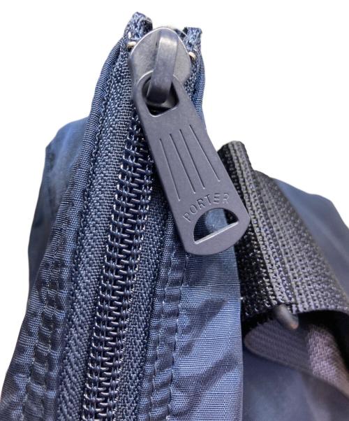 PORTER（ポーター）PORTER (ポーター) BEAMS (ビームス) 別注ヘルメットバッグ ネイビー×ホワイトの古着・服飾アイテム