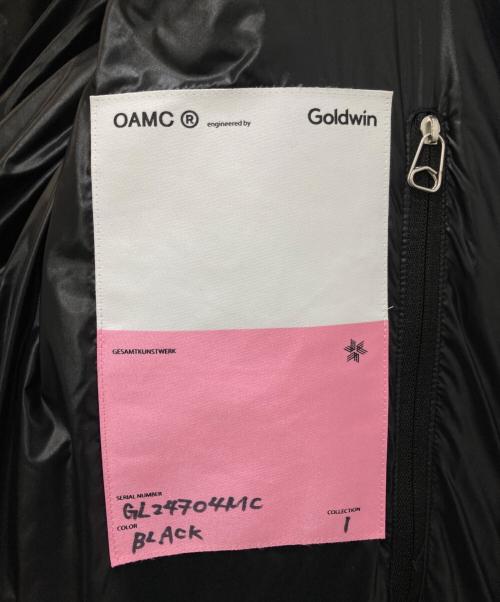 OAMC（オーエーエムシー）OAMC (オーエーエムシー) GOLDWIN (ゴールドウイン) フード付き ダウンジャケット ブラック サイズ:3の古着・服飾アイテム