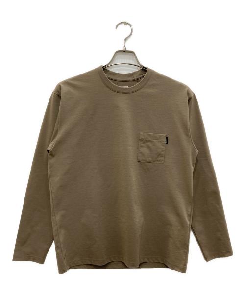 THE NORTH FACE（ザ ノース フェイス）THE NORTH FACE (ザ ノース フェイス) L/S Airy Relax Tee ブラウン サイズ:Sの古着・服飾アイテム
