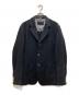 COMME des GARCONS HOMME DEUX（コムデギャルソン オム ドゥ）の古着「ポリ縮絨製品染めテーラードジャケット」｜ネイビー