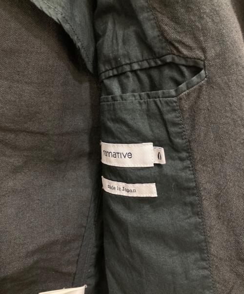 nonnative（ノンネイティブ）nonnative (ノンネイティブ) リネンジャケット カーキの古着・服飾アイテム