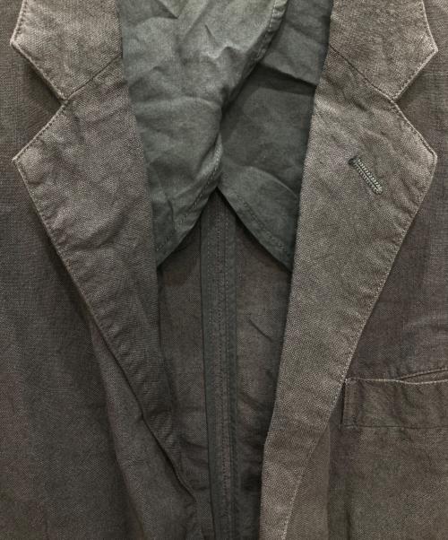 nonnative（ノンネイティブ）nonnative (ノンネイティブ) リネンジャケット カーキの古着・服飾アイテム