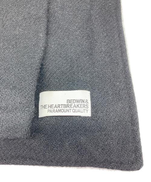 BEDWIN &THE HEARTBREAKERS（ベドウィンアンドザ ハートブレイカーズ）BEDWIN &THE HEARTBREAKERS (ベドウィンアンドザ ハートブレイカーズ) TWEED CHESTER COAT BYRNE/ツイード　チェスター　コート　バーン ブラック サイズ:表記無の古着・服飾アイテム