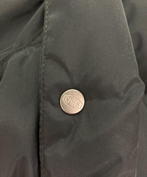 RockyMountainFeatherBed（ロッキーマウンテンフェザーベッド）RockyMountainFeatherBed (ロッキーマウンテンフェザーベッド) レザー切替ダウンベスト ブラック サイズ:38の古着・服飾アイテム