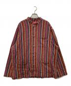 SUPREMEシュプリーム）の古着「TOGGLE WOVEN SHIRT/トグル ウーブン シャツ」｜レッド