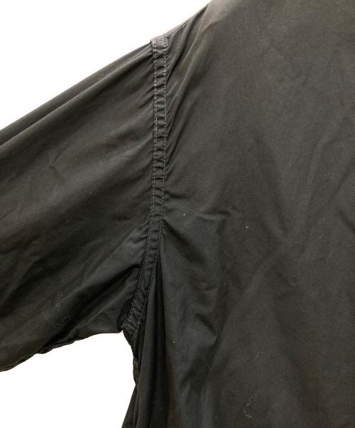 sans limite（サンリミット）Sans limite (サンリミット) ボックスレギュラーカラー 二本針 長袖シャツ ブラックの古着・服飾アイテム