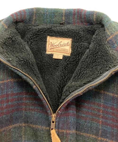 WOOLRICH（ウールリッチ）WOOLRICH (ウールリッチ) 裏地ボアチェックジャケット グリーン サイズ:Ｌの古着・服飾アイテム