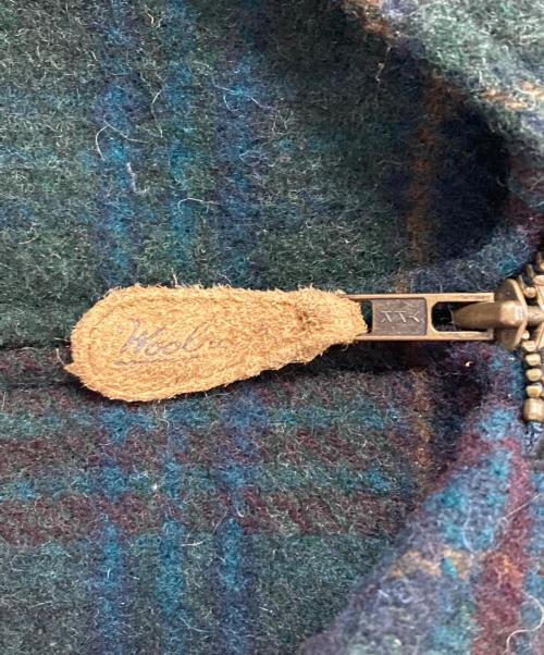WOOLRICH（ウールリッチ）WOOLRICH (ウールリッチ) 裏地ボアチェックジャケット グリーン サイズ:Ｌの古着・服飾アイテム