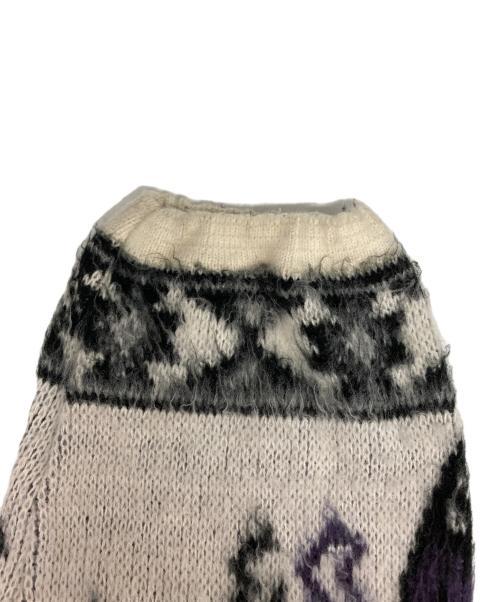 TEJIDOS HIMALAYA（テジドスヒマラヤ）TEJIDOS HIMALAYA (テジドスヒマラヤ) ジップパーカー ホワイト×ブラック サイズ:FREEの古着・服飾アイテム