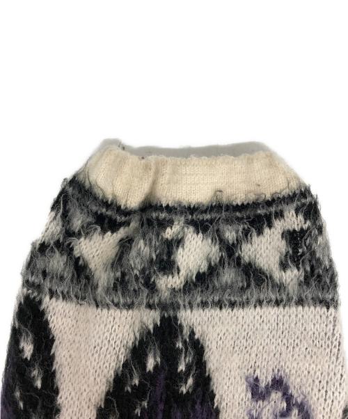 TEJIDOS HIMALAYA（テジドスヒマラヤ）TEJIDOS HIMALAYA (テジドスヒマラヤ) ジップパーカー ホワイト×ブラック サイズ:FREEの古着・服飾アイテム