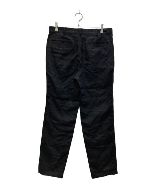 COMME des GARCONS HOMME（コムデギャルソン オム）COMME des GARCONS HOMME (コムデギャルソン オム) リネンスラックスパンツ ブラック サイズ:Ｌの古着・服飾アイテム