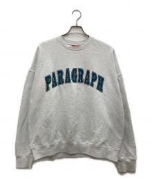 paragraph（パラグラフ）の古着「オーバーサイズスウェット」｜グレー