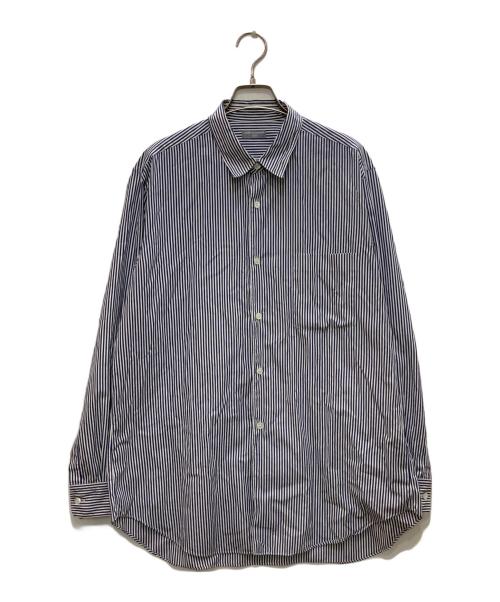 COMME des GARCONS HOMME（コムデギャルソン オム）COMME des GARCONS HOMME (コムデギャルソン オム) ストライプシャツ ネイビー サイズ:FREEの古着・服飾アイテム