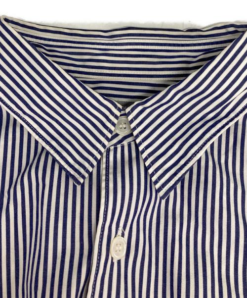 COMME des GARCONS HOMME（コムデギャルソン オム）COMME des GARCONS HOMME (コムデギャルソン オム) ストライプシャツ ネイビー サイズ:FREEの古着・服飾アイテム