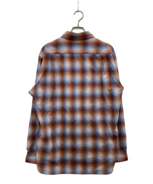 PENDLETON（ペンドルトン）PENDLETON (ペンドルトン) オンブレチェックシャツ ブラウン サイズ:Mの古着・服飾アイテム