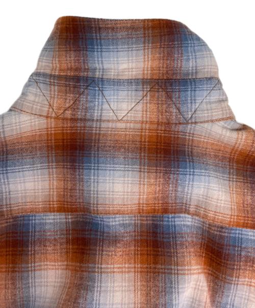 PENDLETON（ペンドルトン）PENDLETON (ペンドルトン) オンブレチェックシャツ ブラウン サイズ:Mの古着・服飾アイテム