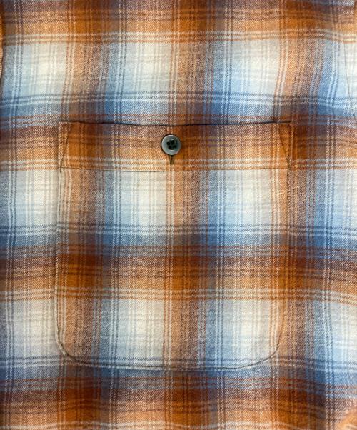 PENDLETON（ペンドルトン）PENDLETON (ペンドルトン) オンブレチェックシャツ ブラウン サイズ:Mの古着・服飾アイテム
