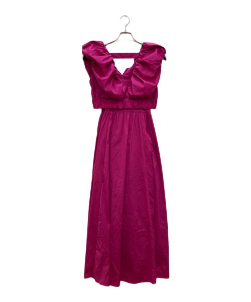 Snidel（スナイデル）Snidel (スナイデル) クロップドブラウスレイヤードキャミワンピ ピンクの古着・服飾アイテム