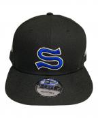 New Era×stussyニューエラ×ステューシー）の古着「キャップ」｜ブラック