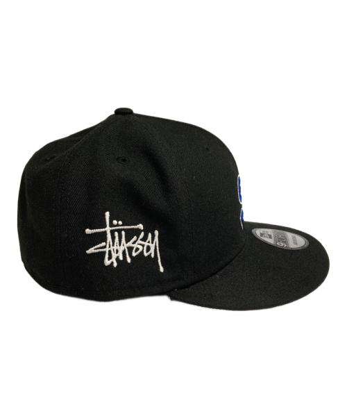 New Era（ニューエラ）New Era (ニューエラ) stussy (ステューシー) キャップ ブラック サイズ:58.7cmの古着・服飾アイテム