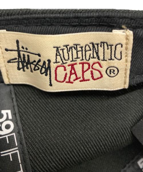 New Era（ニューエラ）New Era (ニューエラ) stussy (ステューシー) キャップ ブラック サイズ:58.7cmの古着・服飾アイテム