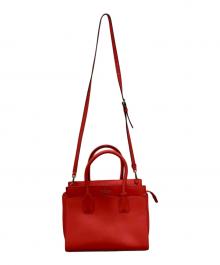Kate Spade（ケイトスペード）の古着「2WAYバッグ」｜レッド