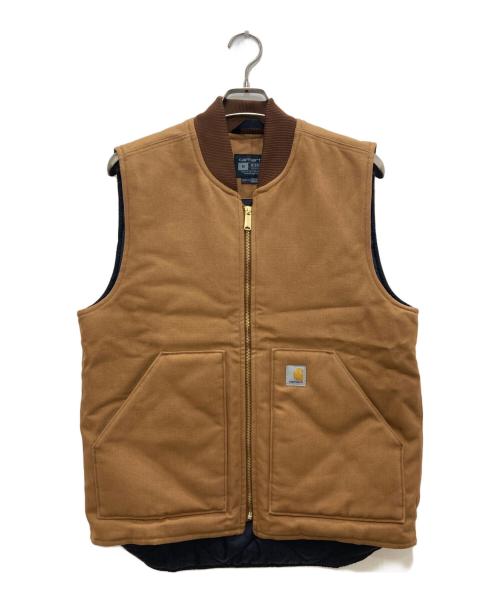 CarHartt（カーハート）CarHartt (カーハート) ダッグベスト/DUCK VEST ブラウン サイズ:Ⅿの古着・服飾アイテム