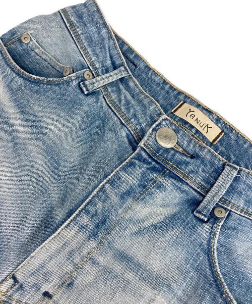 YANUK（ヤヌーク）YANUK (ヤヌーク) LILITH カットオフデニム インディゴ サイズ:26の古着・服飾アイテム