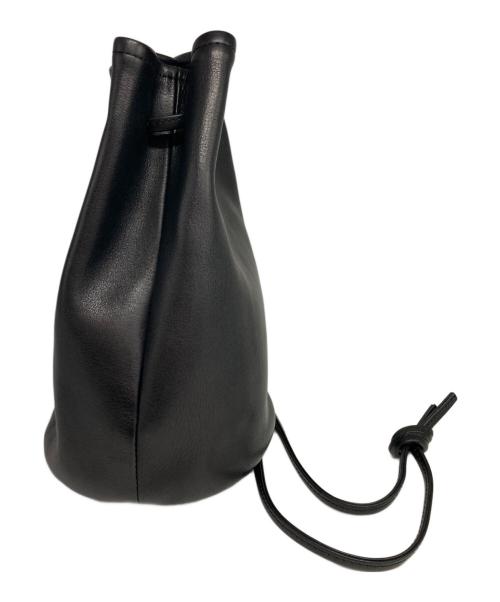 SLOW（スロウ）SLOW (スロウ) 巾着バッグ ブラックの古着・服飾アイテム