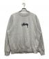 stussy（ステューシー）の古着「ストックロゴスウェット」｜グレー