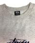 中古・古着 stussy (ステューシー) ストックロゴスウェット グレー サイズ:XL：8000円