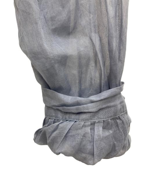 Heriter（エリテ）Heriter (エリテ) organdy frill color blouse パープル サイズ:38の古着・服飾アイテム