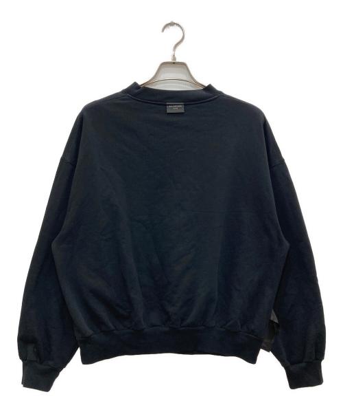 BALENCIAGA（バレンシアガ）BALENCIAGA (バレンシアガ) INSIDE OUT SWEAT SHIRT/インサイドアウトスウェット ブラック サイズ:Sの古着・服飾アイテム