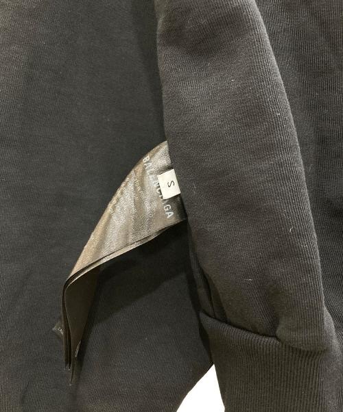 BALENCIAGA（バレンシアガ）BALENCIAGA (バレンシアガ) INSIDE OUT SWEAT SHIRT/インサイドアウトスウェット ブラック サイズ:Sの古着・服飾アイテム