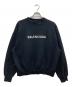 BALENCIAGA（バレンシアガ）の古着「INSIDE OUT SWEAT SHIRT/インサイドアウトスウェット」｜ブラック