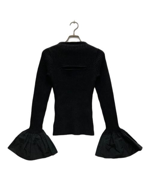 MAISON SPECIAL（メゾンスペシャル）MAISON SPECIAL (メゾンスペシャル) Boucle Combination Knit/ブークル　コンビネーション　ニット　 ブラック サイズ:Ｆの古着・服飾アイテム