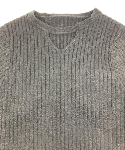 MAISON SPECIAL（メゾンスペシャル）MAISON SPECIAL (メゾンスペシャル) Boucle Combination Knit/ブークル　コンビネーション　ニット　 ブラック サイズ:Ｆの古着・服飾アイテム