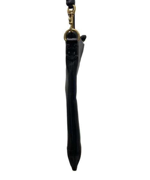 SLOW（スロウ）SLOW (スロウ) レザーサコッシュ ブラックの古着・服飾アイテム