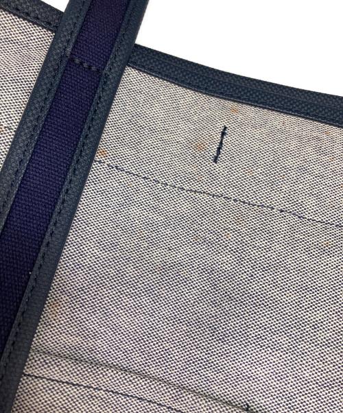 PORTER（ポーター）PORTER (ポーター) BOYFRIEND TOTE CHAMBRAY（L）/ボーイフレンド トート シャンブレー グレー×ネイビーの古着・服飾アイテム