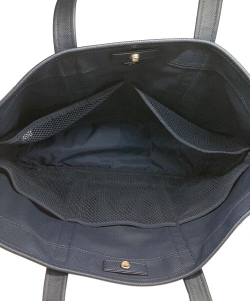 PORTER（ポーター）PORTER (ポーター) BOYFRIEND TOTE CHAMBRAY（L）/ボーイフレンド トート シャンブレー グレー×ネイビーの古着・服飾アイテム