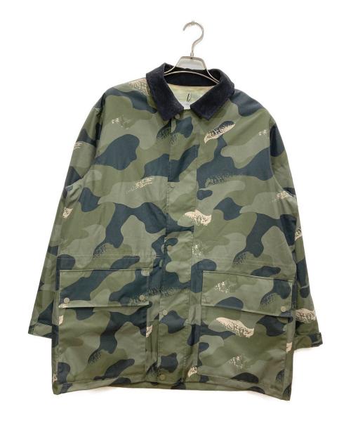 AIGLE（エーグル）AIGLE (エーグル) マパダ カモフーデットジャケット カーキ サイズ:Lの古着・服飾アイテム