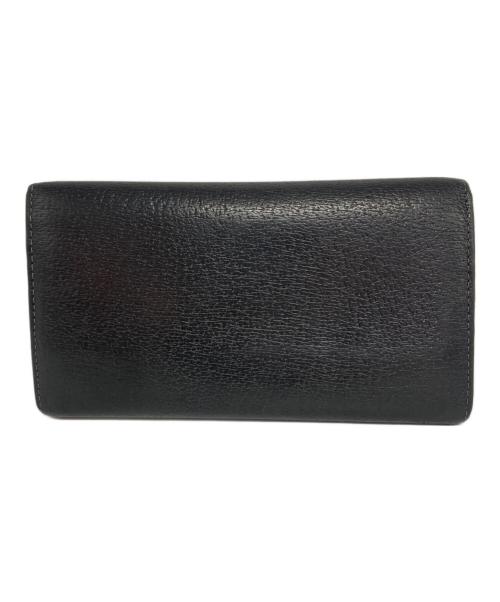 Vivienne Westwood（ヴィヴィアンウエストウッド）Vivienne Westwood (ヴィヴィアンウエストウッド) フラップ長財布 ブラックの古着・服飾アイテム