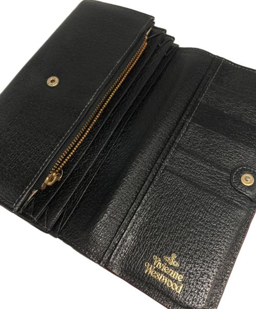 Vivienne Westwood（ヴィヴィアンウエストウッド）Vivienne Westwood (ヴィヴィアンウエストウッド) フラップ長財布 ブラックの古着・服飾アイテム
