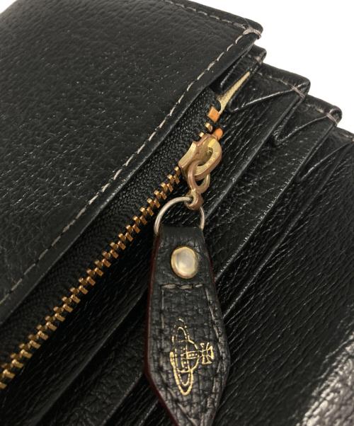 Vivienne Westwood（ヴィヴィアンウエストウッド）Vivienne Westwood (ヴィヴィアンウエストウッド) フラップ長財布 ブラックの古着・服飾アイテム
