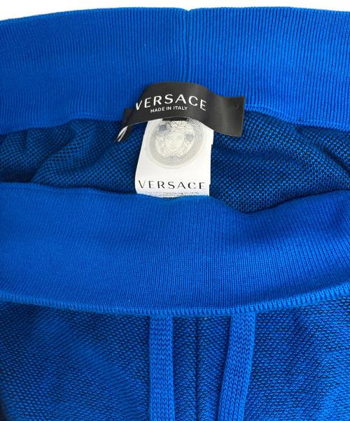 VERSACE（ヴェルサーチェ）VERSACE (ヴェルサーチェ) ニットパンツ ブルー サイズ:44の古着・服飾アイテム