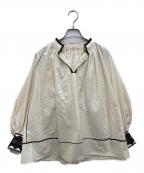 CURRENTAGEカレンテージ）の古着「エンブロイダリーブラウス」｜ホワイト