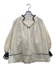 CURRENTAGE（カレンテージ）の古着「エンブロイダリーブラウス」｜ホワイト